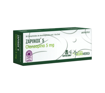 ZAPINOX 5 MG CAJA X 30 COMPRIMIDOS