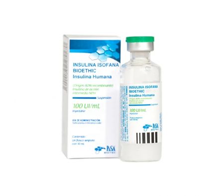 INSULINA ISOFANA NPH 100 U.I BIOETHIC 10 ML