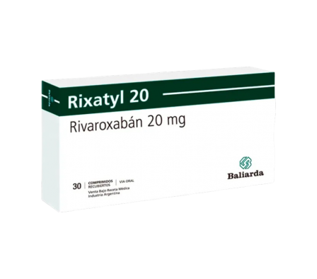 RIXATYL 20 MG CAJA X 30 COMPRIMIDOS