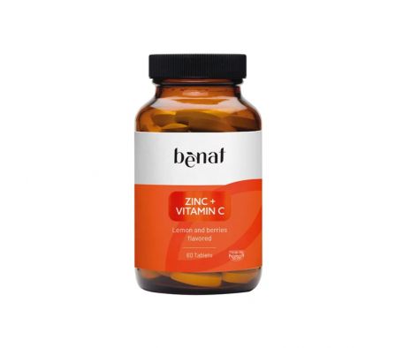 BENAT ZINC + VITAMIN C FRASCO X 60 CAPSULAS