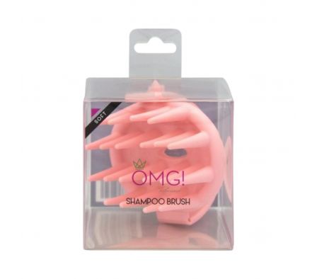 OMG SHAMPOO BRUSH ROSE MINT