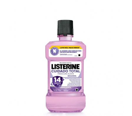 LISTERINE CUIDADO TOT ZERO 500 ML