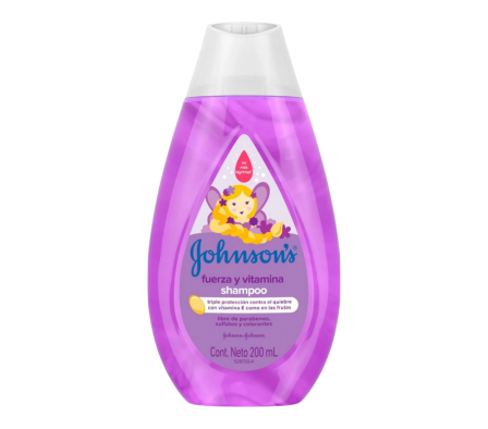 JOHNSONS BABY SHAMPOO FUERZA Y VITAMINA 200ML