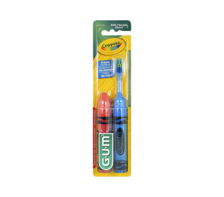 GUM KIDS CRAYOLA VIAJERO CON TAPA X 2