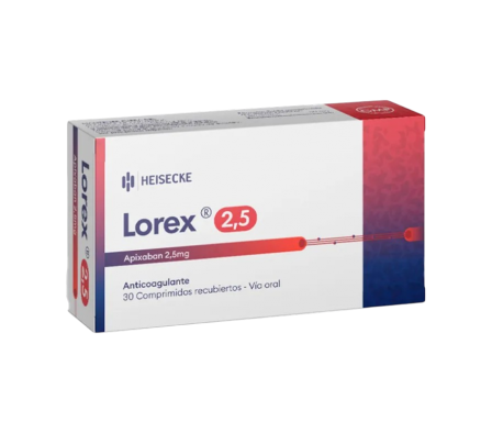 LOREX 2,5 MG CAJA X 30 COMPRIMIDOS