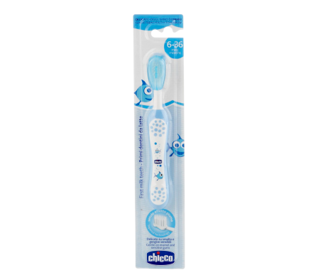 CHICCO CEPILLO DENTAL AZUL 6M+