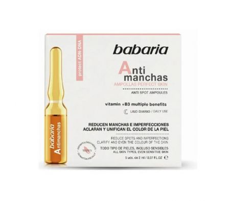 BABARIA AMPOLLAS ANTIMANCHAS 5 UNID