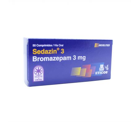 SEDAZIN 3MG TABL. CAJA X 50