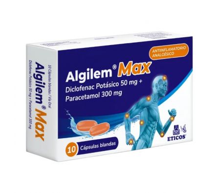 ALGILEM MAX CAJA X 10 CAPSULAS