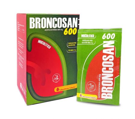 BRONCOSAN 600 MG CAJA X 10 SOBRES