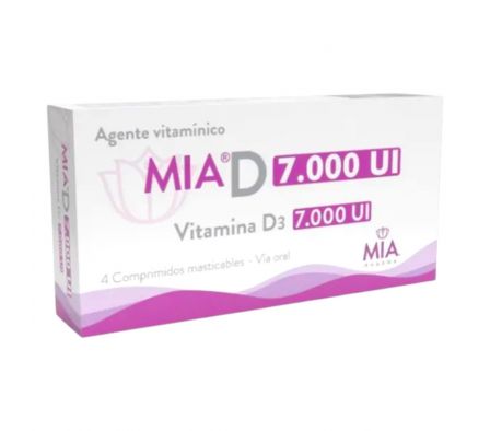 MIA D3 7.000 UI CAJA X 4 COMP MAST