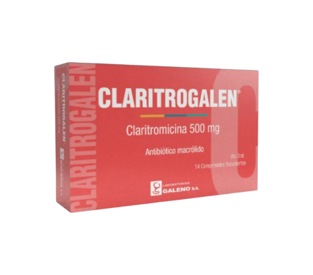 CLARITROGALEN 500 MG CAJA X 14 COMP