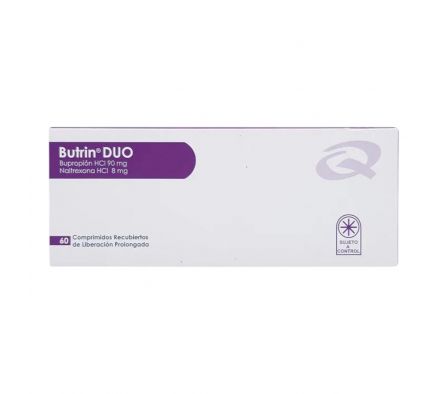 BUTRIN DUO 90 MG/8 MG CAJA X 60 COMPRIMIDOS