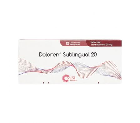 DOLOREN 20 MG CAJA X 10 COMPRIMIDOS SUBLINGUAL
