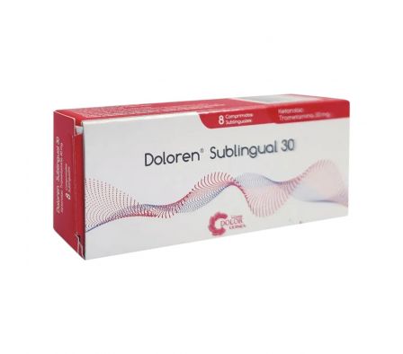 DOLOREN 30 MG CAJA X 8 COMPRIMIDOS SUBLINGUAL