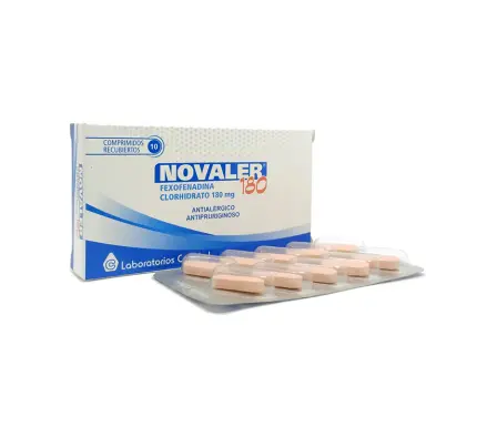 NOVALER 180 MG CAJA X 10 COMPRIMIDOS
