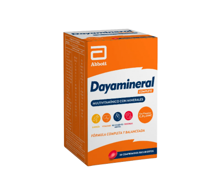 DAYAMINERAL COMPLETE CAJA X 30 COMPRIMIDOS REC.