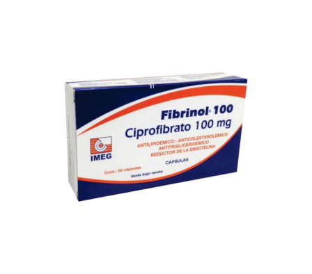 FIBRINOL 100 MG X 30 CAPS.