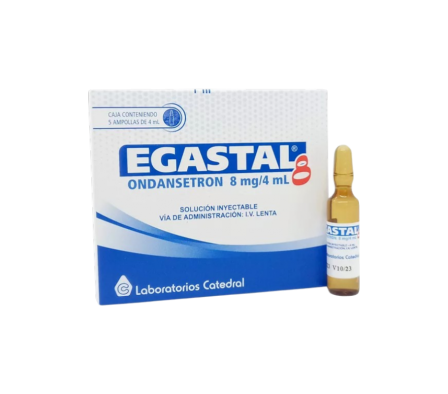 EGASTAL 8 MG CAJA 5 AMP. X 4 ML