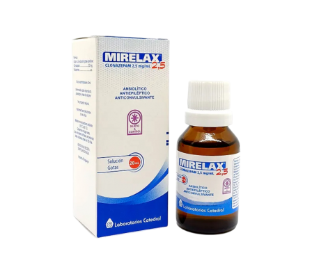 MIRELAX 2,5 MG GOTAS FCO X 20 ML