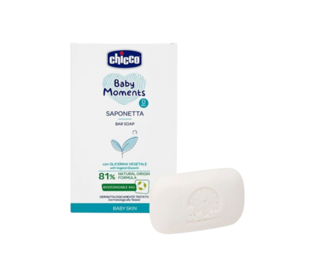 CHICCO BABY MOMENTS JABON EN BARRA