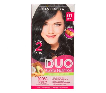 KATIVA DUO COLOR TINTE 01 NEGRO