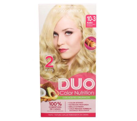 KATIVA DUO COLOR TINTE 10-03 RUBIO EXTRA CLARO