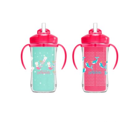 DB VASO TERMICO C/PAJITA/ASA 300ML