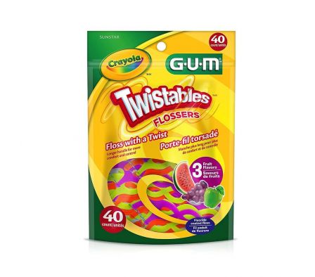 GUM FLOSSERS CRAYOLA KIDS TWISTABLES