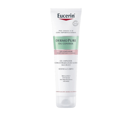 EUCERIN FACE DERMOPURE TRIPLE EFFECT GEL LIMPIADOR 150 ML