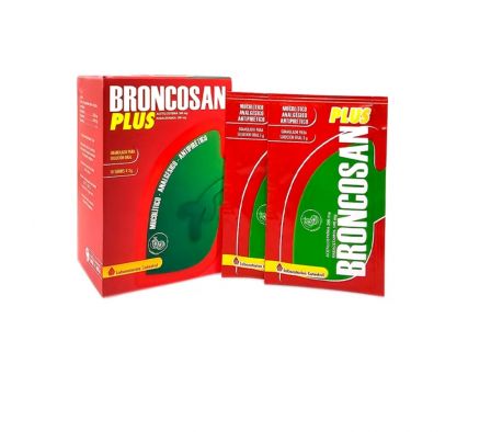 BRONCOSAN PLUS  CAJA X 10 SOBRES