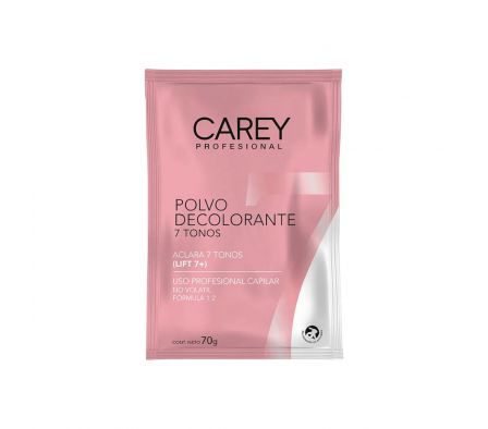 CAREY POLVO DECOLORANTE 7 TONOS SACHET 70G