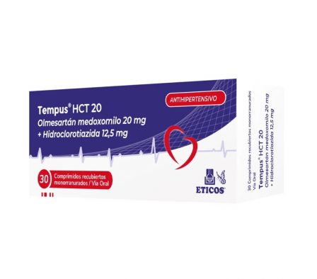 TEMPUS HCT 20 MG CAJA X 30 COMPRIMIDOS