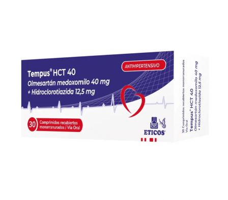 TEMPUS HCT 40 MG CAJA X 30 COMPRIMIDOS