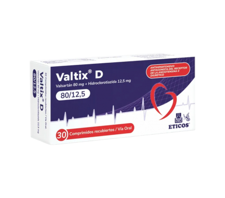 VALTIX D 80/12.5 MG CAJA X 30 COMP REC