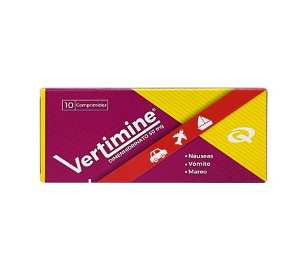 VERTIMINE 50MG CAJA X 10 COMPRIMIDOS