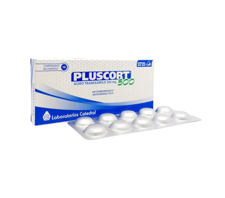 PLUSCORT 500 MG CAJA X 10 COMPRIMIDOS