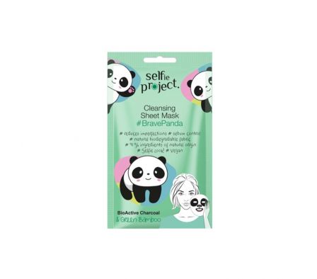SELFIE CLEANSING SHEET MASK #BRAVEPANDA