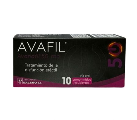 AVAFIL 50 MG CAJA X 10 COMP