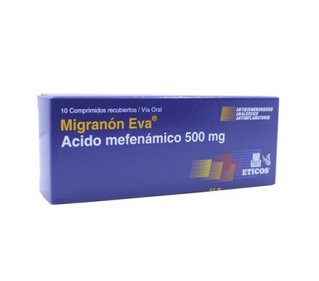 MIGRANON EVA 500MG TABL. CAJA X 10