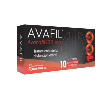 AVAFIL 100 MG CAJA X 10 COMP