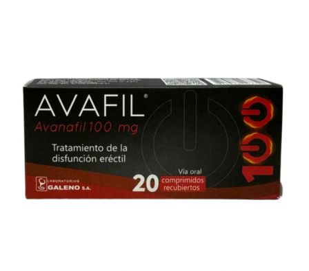 AVAFIL 100 MG CAJA X 20 COMP