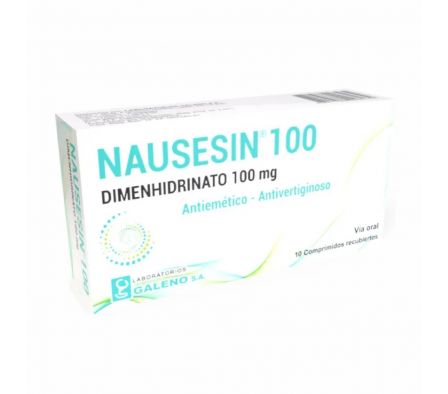 NAUSESIN 100 MG CAJA X 10 COMP