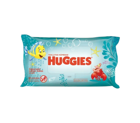 HUGGIES TOALLITAS  HUMEDAS ONE&DONE 12X80UNI