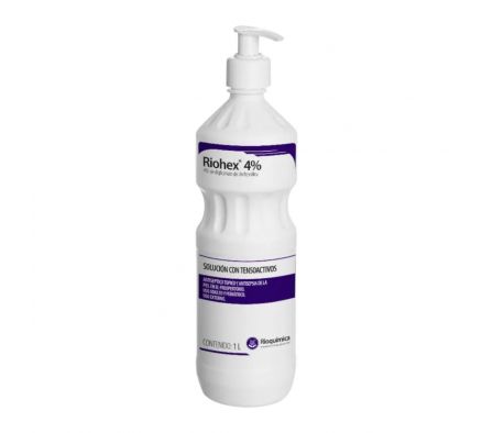 RIOHEX  4% SOLUCION JABONOSA CLOREXIDINA FCO X 1000 ML