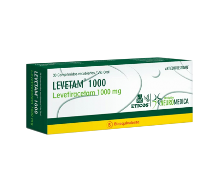 LEVETAM 1000 MG CAJA X 30 COMP. REC.