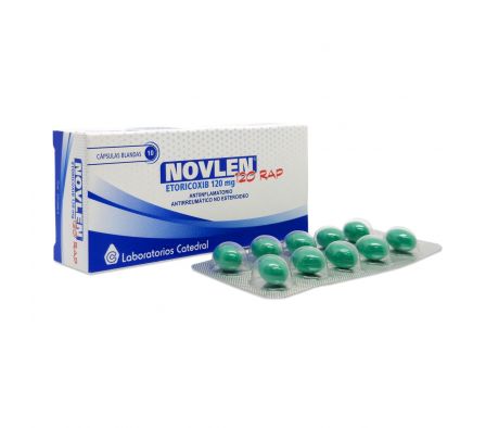 NOVLEN 120 MG RAP CAJA X 10 COMPRIMIDOS