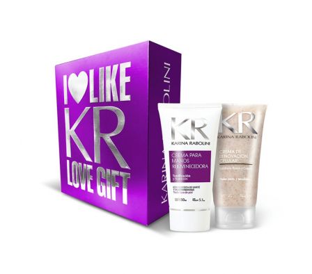KR DUO EXFOLIANTE+CREMA MANOS LILA