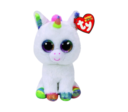 TY BEANIE BOOS PIXY UNICORNIO BLANCO REGULAR