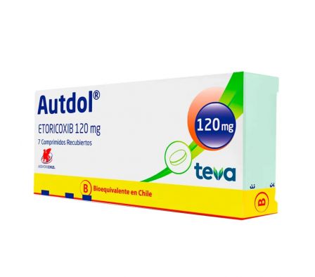 AUTDOL 120 MG CAJA X 7COMP